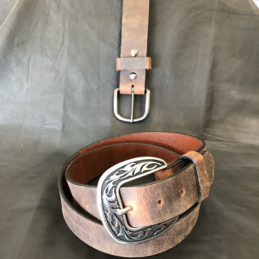 Trapper Peak Leather “PULL-UP” Crazy Horse Belt